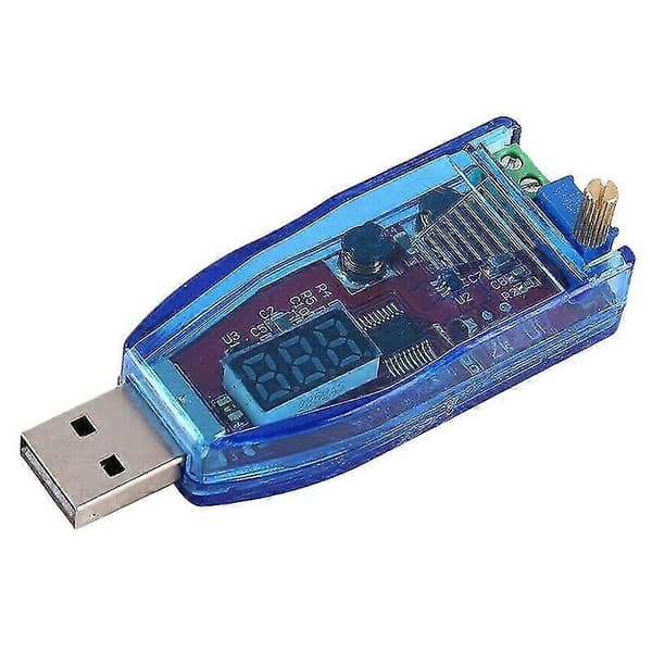 DC-DC USB Justerbar Spänningsregulatormodul för Upp/Nedsteg 5V-24V