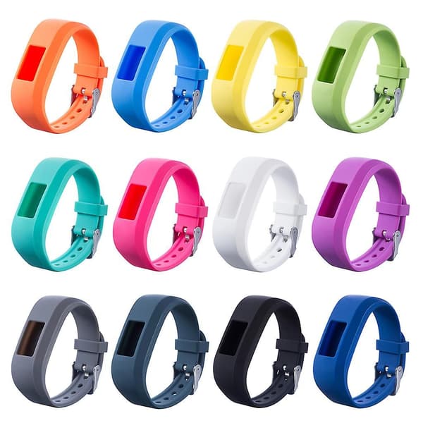 [RM]For Garmin Vivofit Jr Jr2 Strap Anti Fall Wristband Sweatproof Loop Bracelet Black