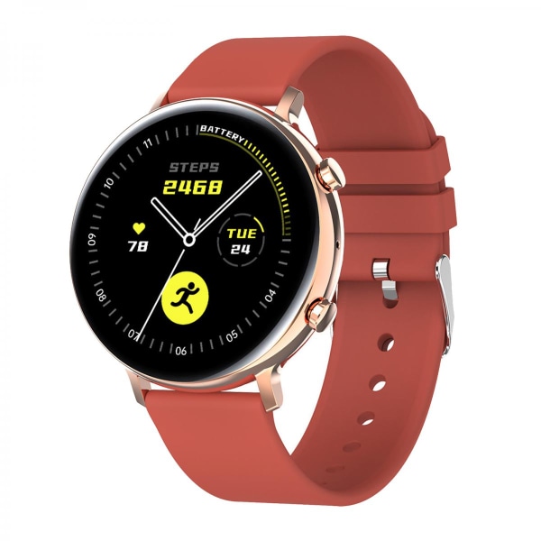 Sport Smartwatch Fitness Tracker Kaloriräknare Stegräknare Röd