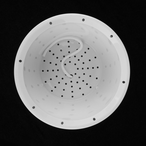 Blomkorg självbevattnande planteringskärl rund transparent blomma 175×175×150mm