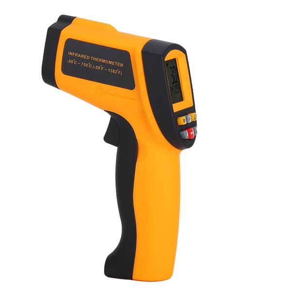 [RM]Infrared Thermometer Gun Non-Contact Laser Thermometer Adjustable Emissivity Fast Response Infrared Sensor For Surface Temperature Measurement