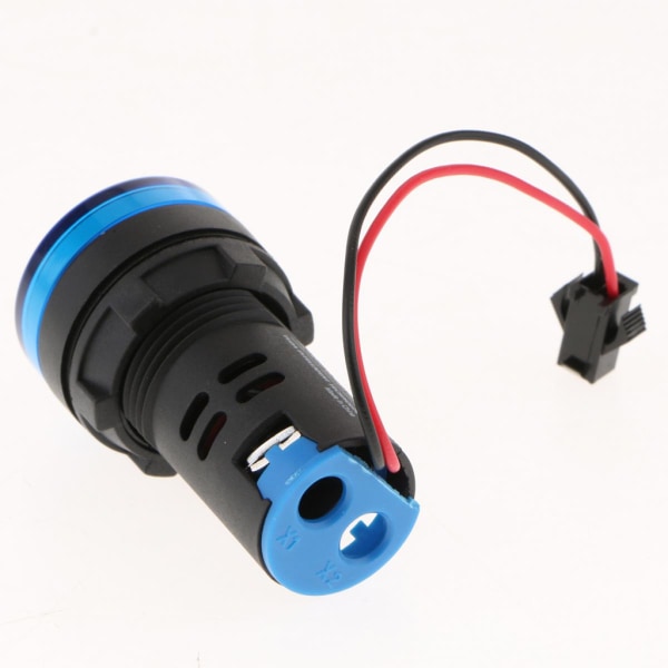 0-100A LED Digital Display Amperemeter Blå