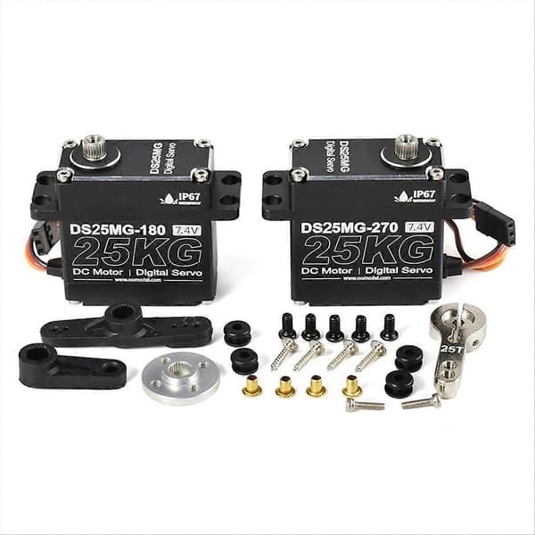 [RM]25KG Servomotor för RC-bilrobotmekaniska armar, 270 grader