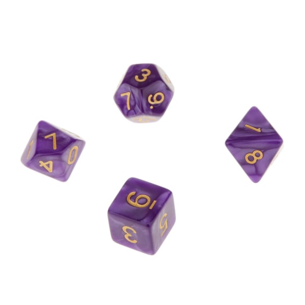 14 Stycken 16mm Mångsidiga Tärningar För Dungeons And Dragons Bordsspel DND MTG