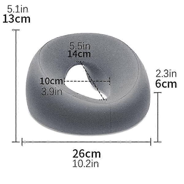 Ansiktskudde Mjuk Fylld Tupplurskudde för Kontor för Bord/säng/hem Grey Standard
