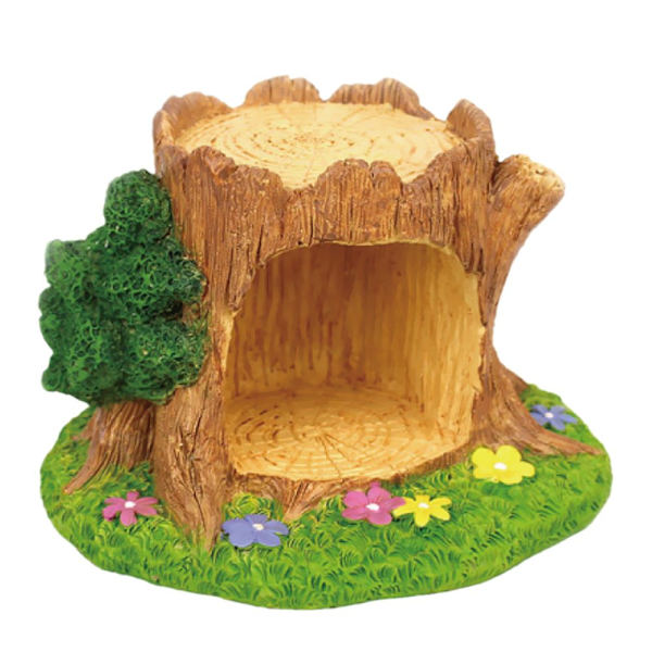 Träd Hål Dekor Mikro Landskap Miniatyr Resin Figurin Trädgård Bonsai Kruka