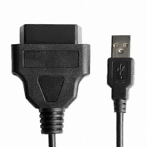 OBD2 til USB-adapterkabel til GPS, 1m længde, hunstik