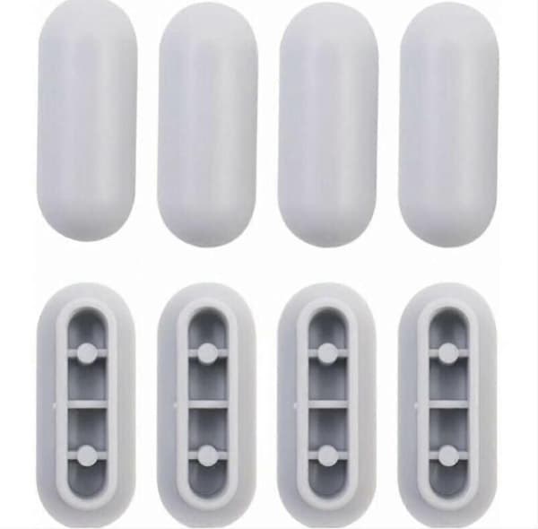 Deler Universal Toalettsete Buffer Kit Plast Toalettsete Støtfanger Erstatning