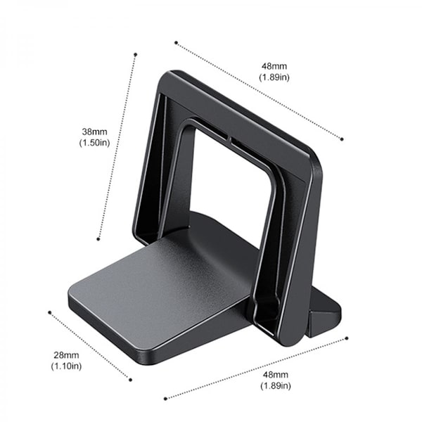 Bärbart Laptopställ, Osynligt Datorställ Vikbart Ergonomiskt Skrivbordsställ Kompatibelt med 10-15,6 tums PC-dator,