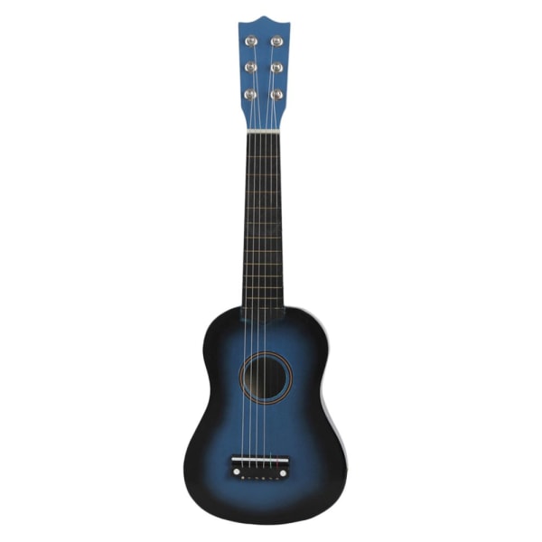mini 21 tum 6 strängad akustisk gitarr musikinstrument present blå