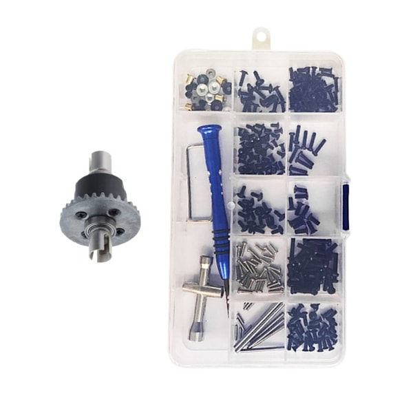 RC Bil Reparationsverktyg Skruvmuttrar Differentialväxelsats För Wltoys 1/14 144001