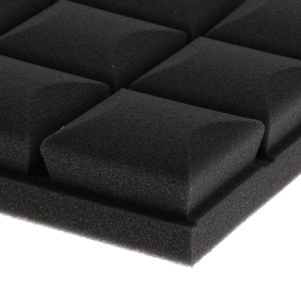 12x 2\"x 10\"X 10\" Akustikskum Paneler Vaddering Ljudisolering Block 9