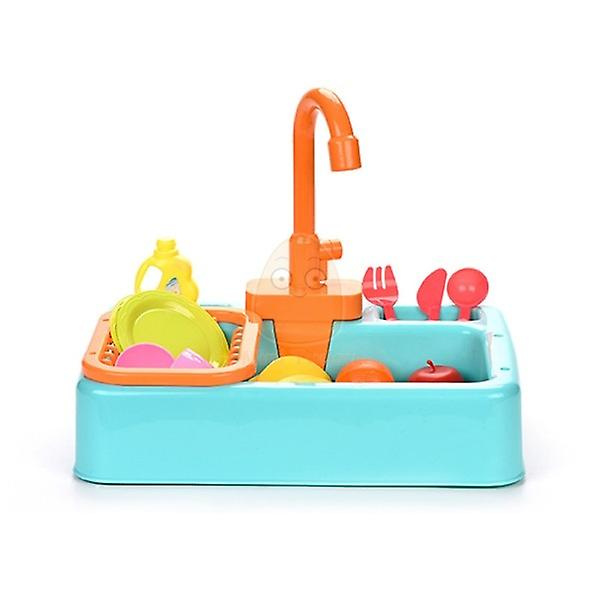 Köksleksak Diskho i Plast Set Barn Simulation Låtsas Rollspel Hushållsarbete Kit Tidiga Pedagogiska Leksaker Pink