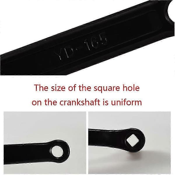 Cykelvevarm 170 mm stålcykelvev vänster arm cykelbyte