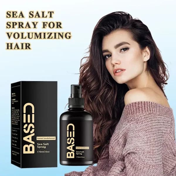 [RM]1-pack Sea Salt Spray, Natural Light Hold, Low Shine, 170ml, Black ~2025!