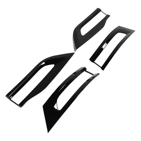 4 stk. blank sort baglygteafdækning erstatning for Jeep Grand Cherokee 2014-2020
