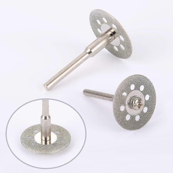 Parti med 10 perforerade kapskivor, silver, 2,2 * 3,5 * 2 cm
