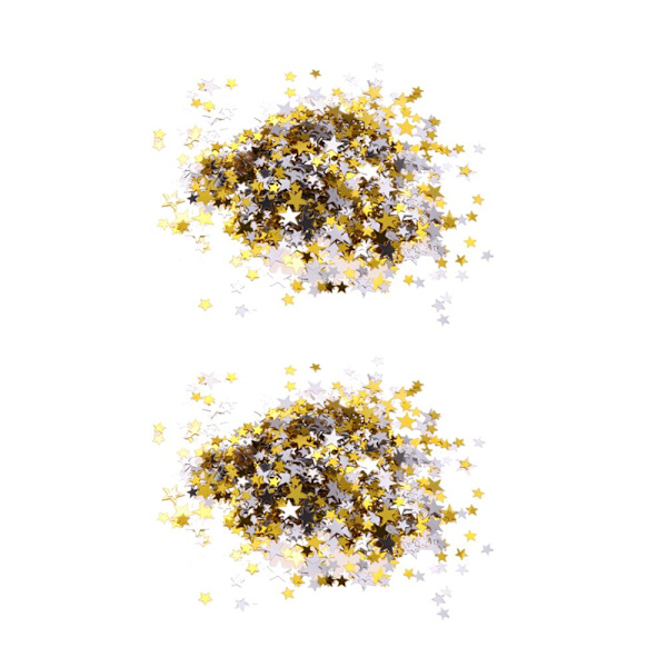 Bröllopskonfetti stjärnor bordsdekoration