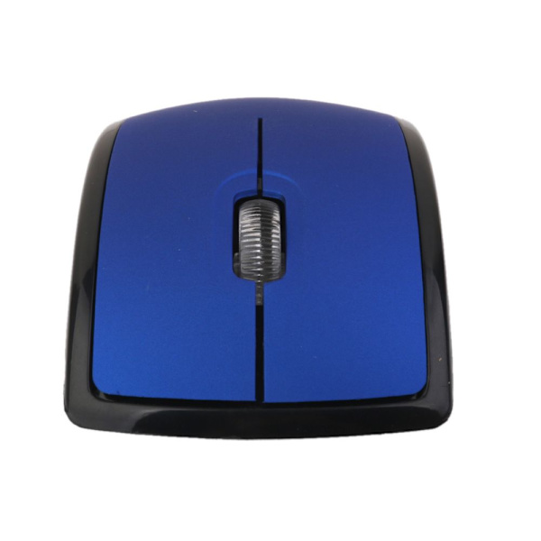 Usb Mus Trådlös Vikbar Hopfällbar Arc Optisk Mus Laptop Dator PC 2.4GHz Blå