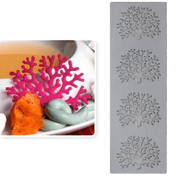 Fondantform Pladsbesparende 3D Silikone Blade Form Blonder Chokolade Kage Dessertform til Kagefremstilling