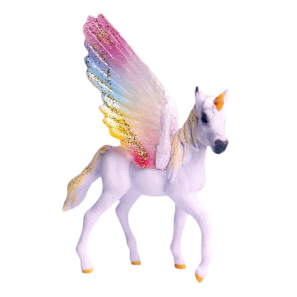 Fantasy Häst Modell Mytisk Pegasus Figurer Ornament Leksaker