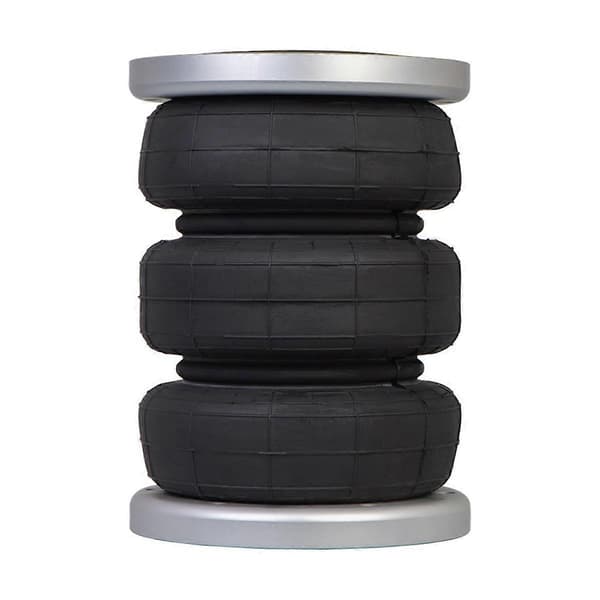 Universal Luftaffjedring Luftpuder Kit Pneumatisk Pude 3S2300F med Aluminiumflange til Lastbiler