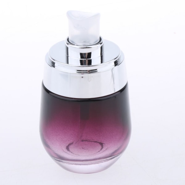 2 st 30 ml glas parfymflaska Pump Sprayer Makeup Sliver Pump Flaskor