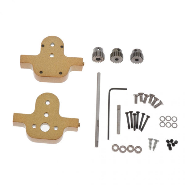 Hållbar och robust metallväxellåda för WPL B24 B16 B36 C24 1/16 4WD 6WD RC-bilar