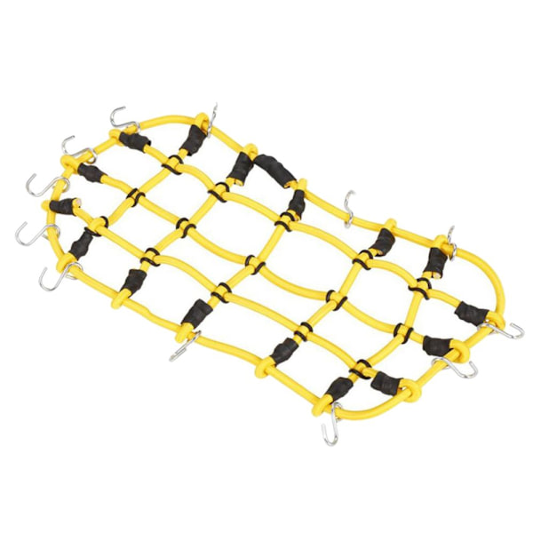 1:10 RC Rock Crawler Bagagesystem med Gummiband för Axial SCX10 CC01 RC4WD - Gul