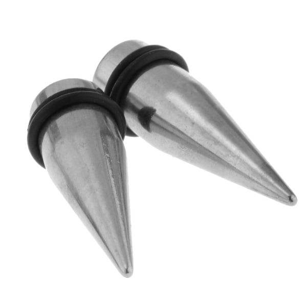 4st öronmätare rostfritt stål stretching kit flare plug tara 10mm