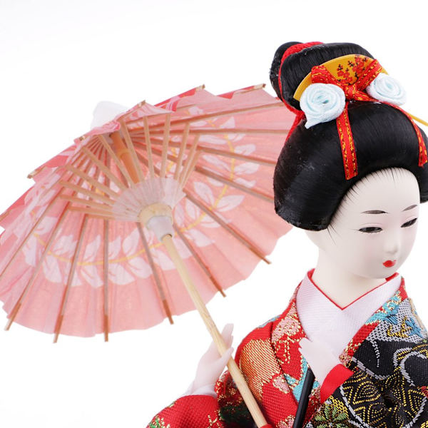 Japanska geishadockor kimono damdockor ornament prydnader heminredning #6