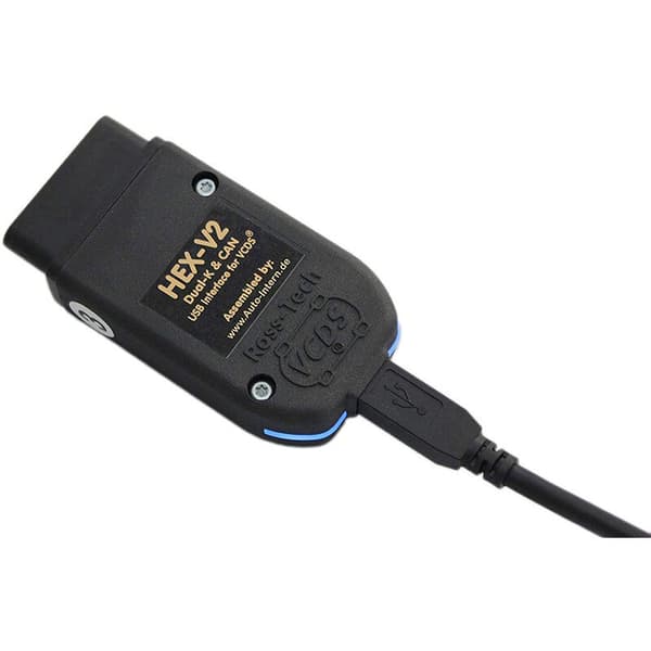 [RM]HEX V2 VCDS VAG COM 25.3 5053 Diagnostic Cable for VW/AUDI/Skoda/Seat Auto Reader USB Scanner Cable (English)
