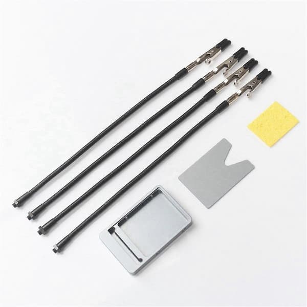 [RM]Universal Third Hand Soldering Aid Tool PCB Board Holder with 4pcs Metal Flexible Arms for