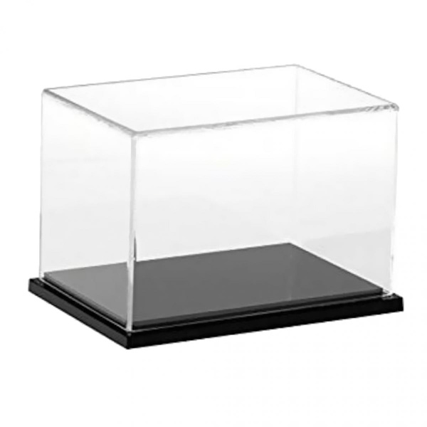 Klar Akryl Dammtät Displayfodral DIY Monteringsbox för Actionfigurer, 30x20x20cm