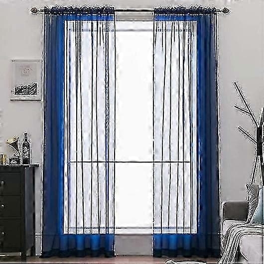 Voilegardiner med rysjer i linoptikk Transparent color