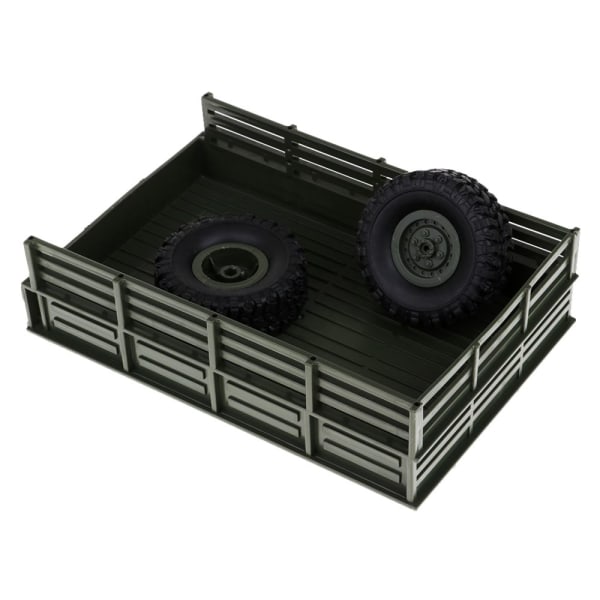 Uppgraderingssläp RC Bil DIY Delar Set För WPL B1 B14 B16 B24 1/16 Grön Bil