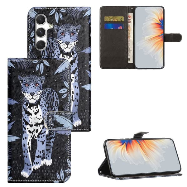 Wallet Case for Samsung Galaxy S26 Artificial Leather - Leopard