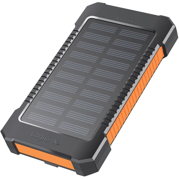 [RM]PowerBank 6.000 mAh 10W Solcelle Sort/Orange Svart 199