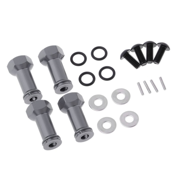 4st 12mm Hjul Hex Nav Förlängningsadapter 25mm För Wltoys A979 A969 Titanium