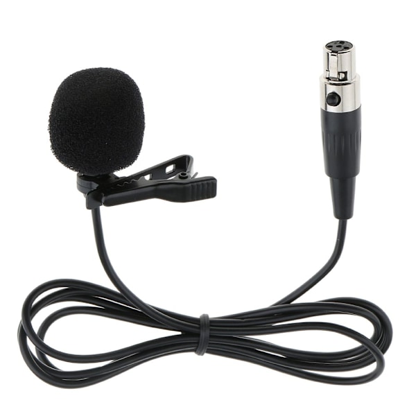 Lavalier slagmikrofon slipsnål clip-on vakuumrörsmikrofon xlr 4pin