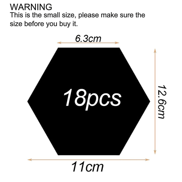 Spegelväggklistermärken L För sovrum Vardagsrum 3d Akryl Material Gör själv väggdekor 126*110*63mm