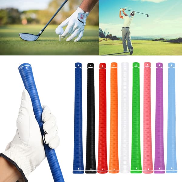 10pcs Comfortable Golf Club Grips Non-slip Golf Club Grips Replacement[RM] Light blue 0.48