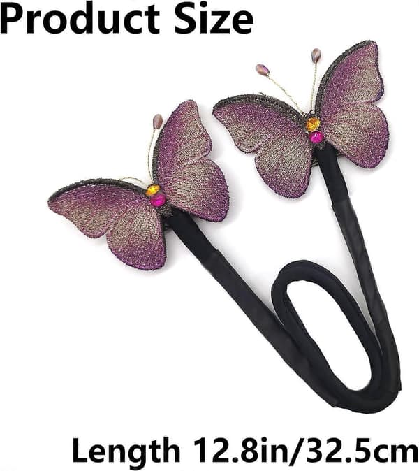 Sæt med 2 Twist Bun Maker, Magic Bun Maker kvalificerede hårstylingværktøjer til knold hestehale frisure, velegnet til daglig brug, sport, p
