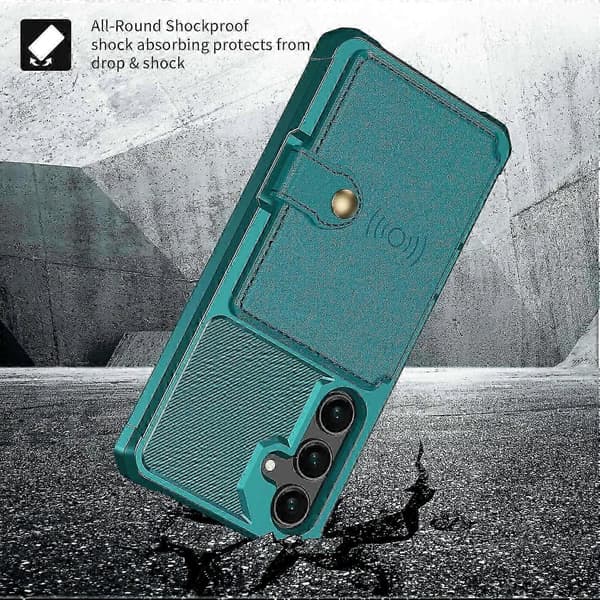ZM03 Til Samsung A55 5G Etui Pung Magnetisk Bilholder Telefoncover Multicolor Style E