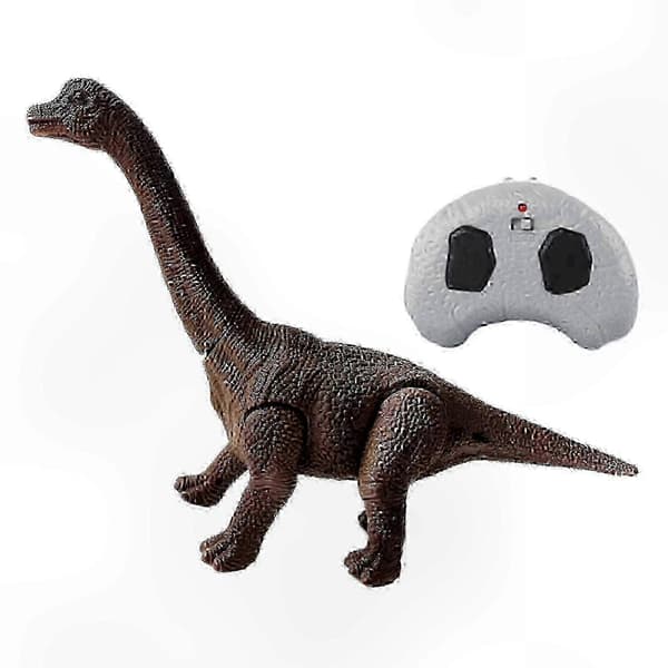 [RM]Fjernstyret Gående Robot Dinosaur Legetøj med Realistiske Simulationsfunktioner - Perfekt Gave til Børn Brachiosaurus