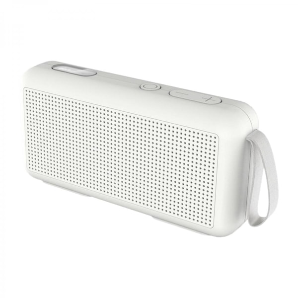 Bluetooth högtalare Rik bas Högt Stereoljud FM-radio Vit Färgglad