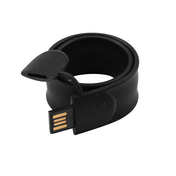 Svart Linjal Slap Tape USB 2.0 Flashminne Stick Penna 8GB