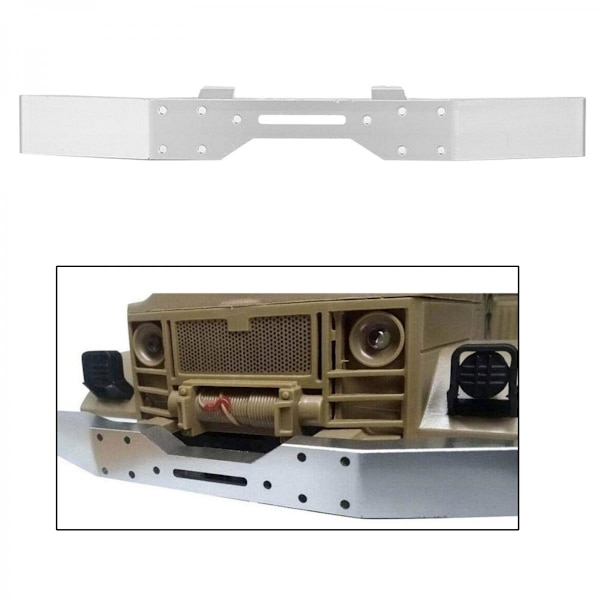 1:16 Fjärrstyrd Bilmodell Legering Främre Stötfångare för WPL FY Henglong JJRC Modell Lastbilar DIY Tillbehör