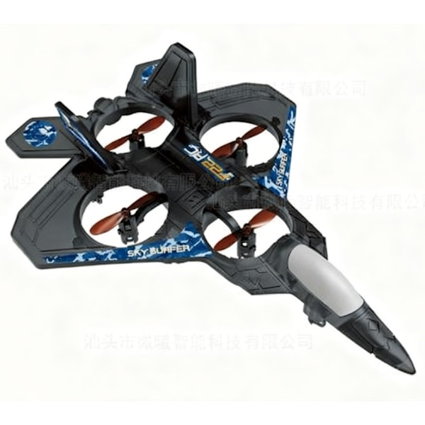 [RM]Thunder Jet Pro 2,4 GHz fjernstyret legetøjsjager, sort