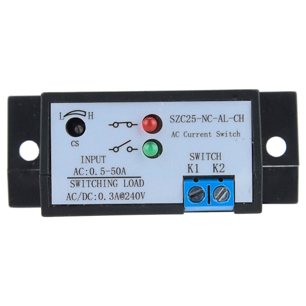 [RM]SZC25-NC AL-CH Self-powered Adjustable Normally Closed AC Current Sensing Switch AC 0.5-50A
